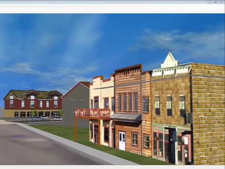 3D model of New Rural Downtown